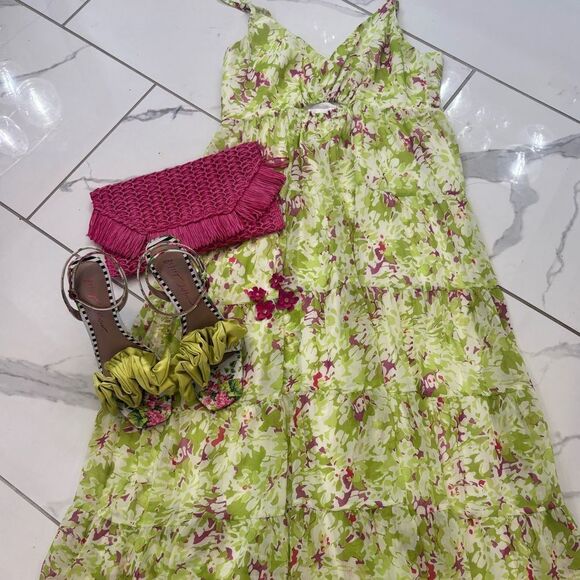 LIKELY GIULIANA DRESS Women's Floral Pink/Green Dress Sz 4 NWT - Picture 5 of 12